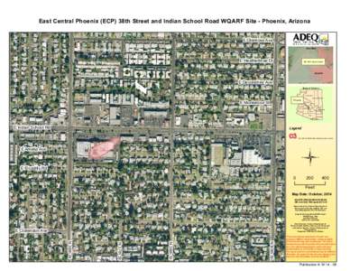 East Central Phoenix (ECP) 38th Street and Indian School Road WQARF Site - Phoenix, Arizona E Glenrose Ave Area Map E Heatherbrae Dr