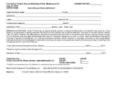 Microsoft Word - ENTRY FORM-SCHED-INFO - Poker Run.doc