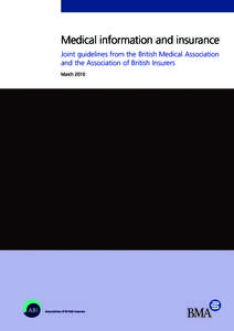 Financial economics / British Medical Association / Insurance / Health / Medical record / Health insurance / Guaranteed issue / Investment / Financial institutions / Institutional investors