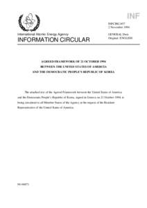 North Korea / International relations / Socialism / Yongbyon Nuclear Scientific Research Center / Nuclear program of North Korea / Agreed Framework / Nuclear proliferation