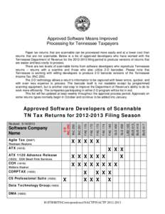 Microsoft Word - Approved Software Developers of Scannable.doc