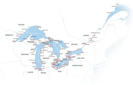 Geography of the United States / Presque Isle / Port Huron /  Michigan / St. Clair River / Detroit River / Geography of Michigan / Canada–United States border / Michigan