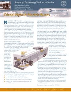 Marine propulsion / MTA Regional Bus Operations / Hybrid electric bus / Hybrid vehicle / Hybrid electric vehicle / Electric bus / Electric vehicle / Diesel locomotive / Toronto Transit Commission fleet / Transport / Diesel engines / Diesel-electric transmission