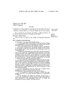 PUBLIC LAW 107–226—SEPT. 24, [removed]STAT[removed]Public Law 107–226 107th Congress