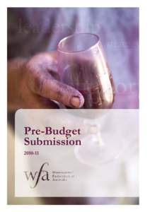 WFA0016_ Pre Budget Submission doc.indd