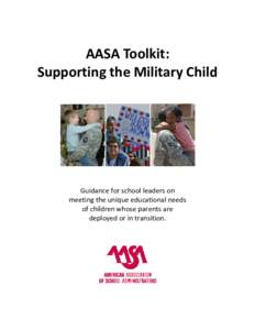 Federal Impact Aid / American Association of School Administrators / Military academy