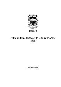 Tuvalu National Flag Act and 1995