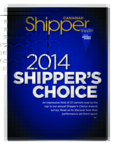 2014  SHIPPER’S CHOICE  2014