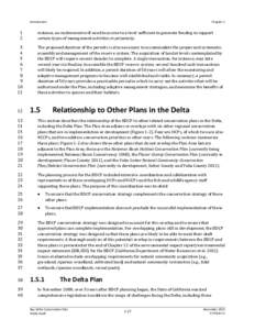 Public Draft, Bay Delta Conservation Plan: Chapter 1, Introduction