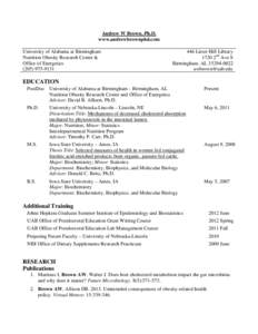 Food science / Self-care / Medicine / Biology / David B. Allison / Federation of American Societies for Experimental Biology / Nutrition / Conjugated linoleic acid / Human nutrition / Health / Health sciences / Applied sciences