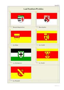 Tafel X/V  Land Nordrhein-Westfalen 1