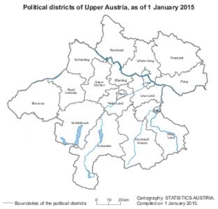 Political districts of Upper Austria, as of 1 January[removed]Rohrbach Schärding  Ried/