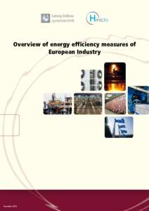 Overview of energy efficiency measures of European Industry December 2010  DIRECTORATE GENERAL FOR INTERNAL POLICIES
