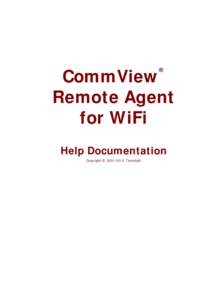 CommView Remote Agent for WiFi Help