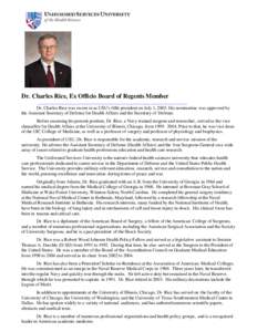 Maryland / Women in the United States Navy / Raquel C. Bono / Adam M. Robinson /  Jr. / United States / Assistant Secretary of Defense for Health Affairs / Uniformed Services University of the Health Sciences