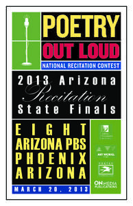 2013 Arizona  Recitation State Finals  E I G H T