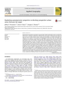 Applied Geography[removed]143e153  Contents lists available at ScienceDirect Applied Geography journal homepage: www.elsevier.com/locate/apgeog