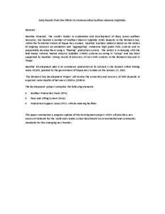Microsoft Word - Johnston-NUS_SMS - Project Update - Abstract