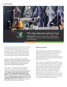 © Nudie Jeans Co  Textile Exchange TE’s New Benchmarking Tool Piloting In 2015 – Textile Exchange offers companies who