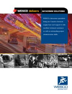 W  WESCO delivers DATACOMM SOLUTIONS