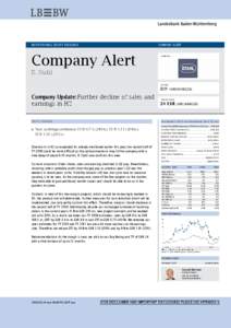 INSTITUTIONAL EQUITY RESEARCH  COMPANY ALERT Company Alert