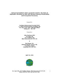 Nechako Country / Geography of Australia / Wetlands / Dimictic lake / Murray River / Reservoir / Lakes / Water / States and territories of Australia