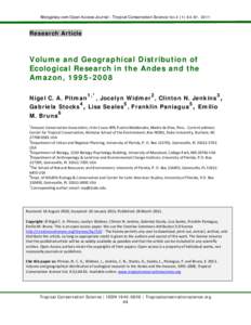 Americas / Amazon Basin / Neotropic / Biodiversity hotspots / Tropical and subtropical moist broadleaf forests / Tropical Andes / Amazon Conservation Association / Amazon rainforest / National Institute of Amazonian Research / Geography of South America / South America / Regions of South America