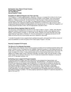 In early December 2007, the State of Delaware purchased nearly 350 acres of forest land from Glatfelter Pulpwood Company with