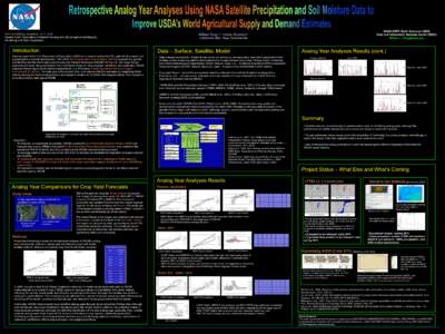 AGU Fall Meeting, December 13-17, 2010 Session B33C: Applications of Remote Sensing and GIS for Agricultural Mapping, Monitoring, and Data Visualization NASA GSFC Earth Sciences (GES) Data and Information Services Center