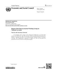 United Nations System of National Accounts / Eurostat / European System of Accounts / Organisation for Economic Co-operation and Development / Balance of payments / Economic statistics / Gross domestic product / System of Integrated Environmental and Economic Accounting / Statistics / National accounts / Official statistics