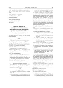 Nr. 16	  GBl. vom 10. Dezember 2013 (2) Der Staatsvertrag über den Südwestrundfunk vom 31. Mai 1997 tritt mit Ablauf des 31. Dezember 2013 außer