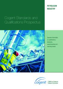 PETROLEUM INDUSTRY Cogent Standards and Qualifications Prospectus