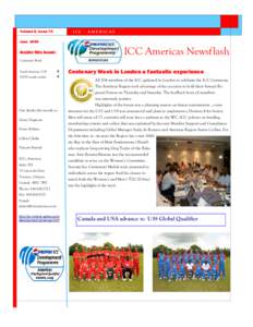 Volume 6, Issue 76  ICC - AMERICAS June 2009