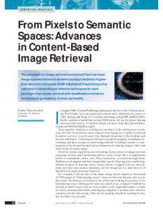 COMPUTING PRACTICES  From Pixels to Semantic