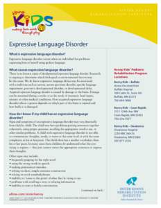 Communication disorders / Health / Developmental psychology / Developmental neuroscience / Childhood psychiatric disorders / Specific language impairment / Expressive language disorder / Developmental disorder / Language delay / Psychiatry / Speech and language pathology / Medicine