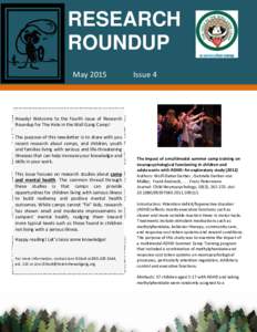 RESEARCH ROUNDUP May 2015 Issue 4