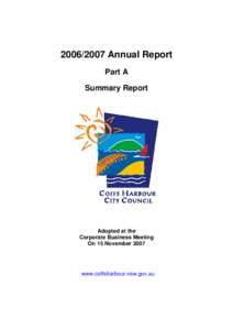 [removed]Annual Report Part A Summary Report Adopted at the Corporate Business Meeting