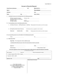 Microsoft Word - Access to Records Request FORM.doc