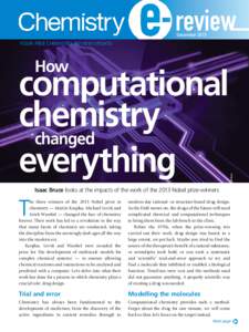 review December 2013 YOUR FREE CHEMISTRY REVIEW UPDATE  computational