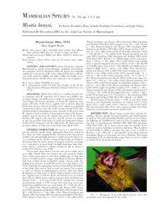Cave Myotis / Myotis vivesi / Black Myotis / Mouse-eared bats / Hairy-legged Myotis / Vesper bat