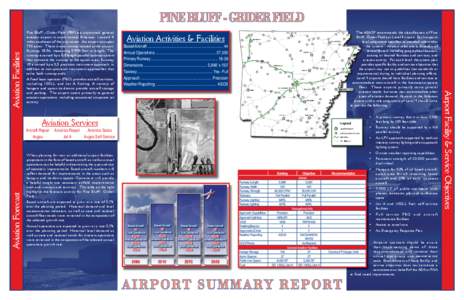 Pine Bluff – Grider Field (PBF) is a city owned, general aviation airport in south central Arkansas. Located 4 miles southeast of the city center, the airport occupies 750 acres. There is one runway located at the airp