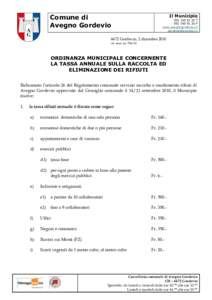 Il Municipio  Comune di Avegno GordevioT