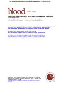 From bloodjournal.hematologylibrary.org by guest on December 4, 2013. For personal use only[removed]: [removed]