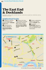 ©Lonely Planet Publications Pty Ltd  222 The East End & Docklands