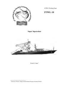 SCTB15 Working Paper  FTWG–10 Super Superseiner