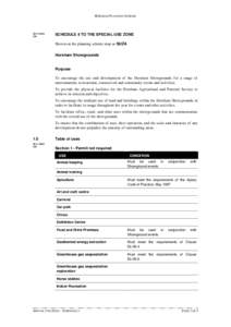 HORSHAM PLANNING SCHEME[removed]C41  SCHEDULE 4 TO THE SPECIAL USE ZONE