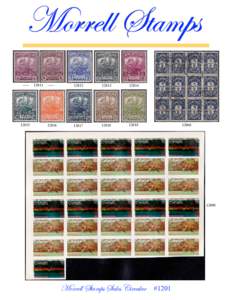Postage stamp separation