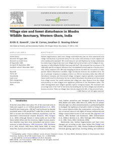 Ecology / Knowledge / Botany / Landscape ecology / Tiger reserves of India / Disturbance / Bhadra Wildlife Sanctuary / Vegetation / Forest dynamics / Biology / Terminology / Ecological succession