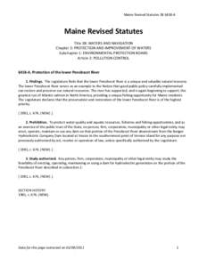 Maine Revised Statutes 38 §418-A