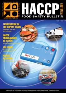 Quality / Food safety / Technology / Food and Drug Administration / Hazard analysis and critical control points / Process management / Hazard analysis / ISO / ISO 22000 / Safety / Quality management / Management